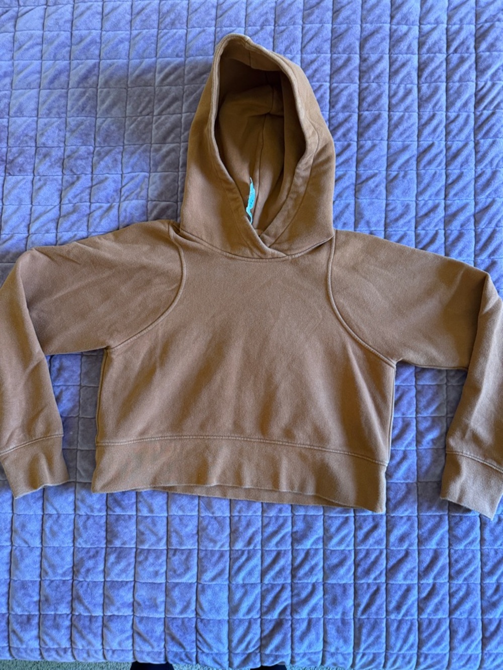 lululemon athletica Tan Cropped Hoodie size 4